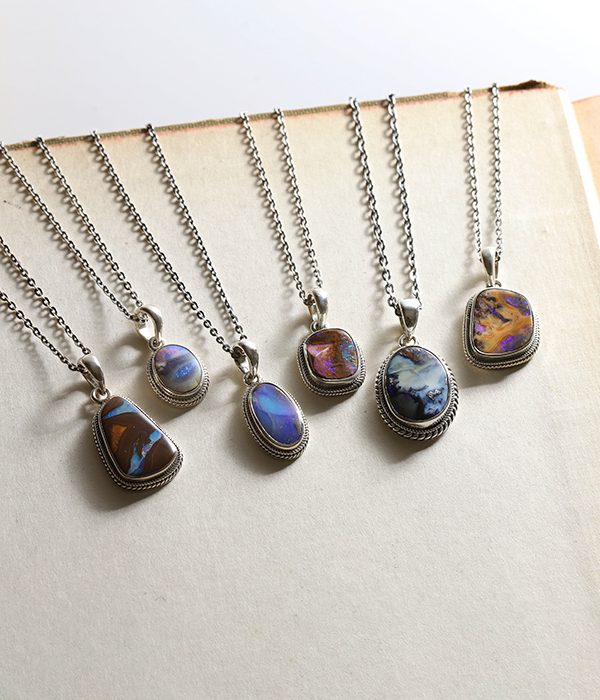the ONE-OF-A-KIND opal stone necklace fair